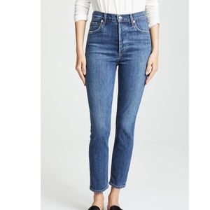 AGOLDE Nico High Rise Cropped Jeans
